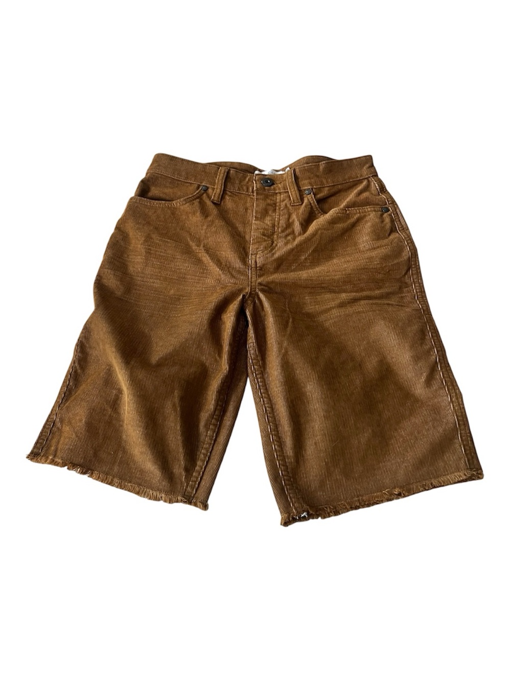 Carve Designs Nutmeg Corduroy Long Shorts Size 0